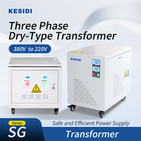 Offre Spéciale d'usine personnalisé série SG triphasé 15 KVA puissance transformateur de Type sec enroulement de cuivre en aluminium sortie 208V/110V