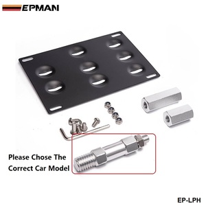 EPMAN-Gancho de Remolque para Parachoques Delantero, Soporte de Montaje para Matrícula, BMW, Toyota, Honda, VW, Nissan, 2017 - Product Image 2