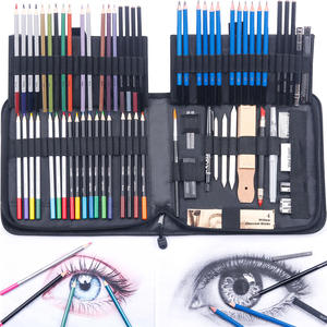 Longorgeous XinyiArt Professional 83 piezas Sketch Pencil Set Charcoal Pencil Set Kit de dibujo artístico para artistas adultos adolescentes Beginne - Product Image 5