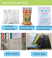 Ligne de Production de Sacs de Riz PP Haute Vitesse Zhejiang, Machine à Couper et Coudre les Sacs en Polypropylène Tissé HDPE de 50 kg pour Fabricants