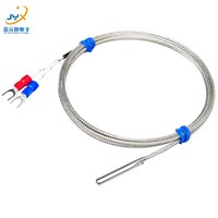 Sensor de Temperatura JYX PT1000 PT100 RTD, Sonda de Acero Inoxidable de 3 Cables, -50~400 ° C para uso industrial, personalizado por OEM