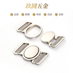 Hebilla de Liberación Lateral de Metal Jiuyuan, Aleación de Zinc Plateada, Accesorios Duraderos para Bolsos - Product Image 1