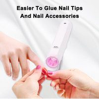 Séchoir à ongles portable sans fil de bureau 9W à utiliser 2-en-1 Design Nail Light TOUCH SENSOR SYSTEM MINI Flash Cure LED Mini Nail Lamp