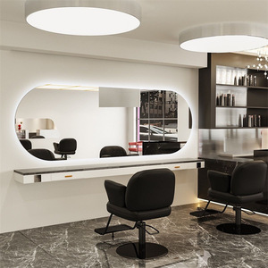 Espejo de Peluquería Portátil Moderno con Luces LED, Muebles de Salón, Barbería, Salón de Belleza, Spa, Peluquería - Product Image 5