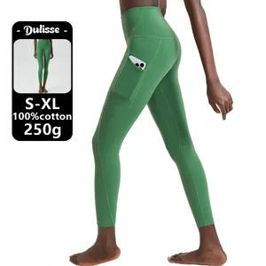 Leggings de cintura alta para treino, calças esportivas femininas fitness, sem costura, para ioga e celular, ideal para mulheres