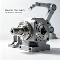 Pièces de robot à articulation de précision usinées CNC, composants mécaniques personnalisés en acier inoxydable de Shenzhen
