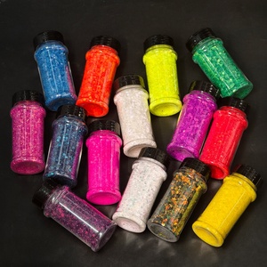 All'ingrosso più recente 2oZ Shaker Pet arcobaleno alla rinfusa grosso Glitter Mix per unghie natale Snowglobe alta lucentezza Glitter iridescente - Product Image 5