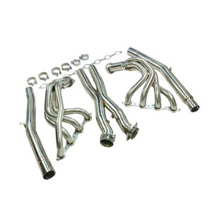 Collecteur d'échappement en acier inoxydable, tuyau en X pour Chevrolet <span class=keywords><strong>Corvette</strong></span> C6 LS2 LS3 6.0L 6.2L 7.0L 2005-2013 - Product Image 1