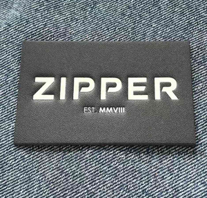 シルクスクリーン印刷付き長方形レザーパッチ - Product Image 3