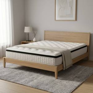 <span class=keywords><strong>Matelas</strong></span> hybride moderne et durable à ressorts ensachés, 25 cm d'épaisseur, fourni directement par l'usine, logo personnalisé, mousse ondulée en boîte pour projets hôteliers - Product Image 3