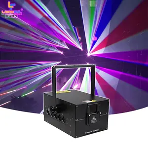 Lightful disco laser light beam 10 watt rgb laser light 3d laser projector events party rgb animation dj lazer