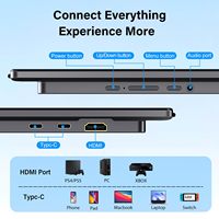 Moniteur portable Innoview 23,8 pouces 4K avec support réglable à 180°, USB-C et HDMI pour consoles de jeu PS5, Switch, Xbox
