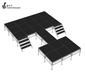 2025 nueva tendencia TFR 8X4 pies Sistema de plataforma de escenario portátil escenario de aluminio con sistema portátil - Product Image 1