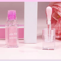 Baume à lèvres changeant de couleur personnalisé, huile à lèvres scintillante, gloss à lèvres, marque privée, couleur changeante en fonction du pH, huile à lèvres transparente vegan, brillant rose, huile à lèvres repulpante
