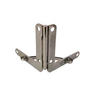 Bisagra de Siete Formas Bai Le, Superficie Plateada, Montaje en Superficie, para Puerta de Gabinete o Caja de Madera, Diseño Industrial Duradero - Product Image 2