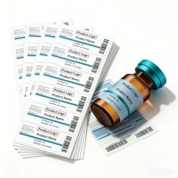 Étiquettes personnalisées pour flacons de peptides biotechnologiques, autocollants de haute qualité pour flacons de peptides biotechnologiques de 3 ml et 10 ml
