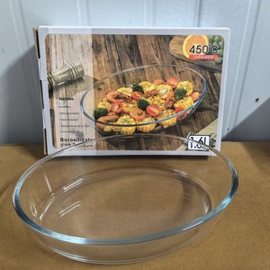 <span class=keywords><strong>Bandeja</strong></span> para Hornear de Vidrio Borosilicato de Alta Resistencia, Forma Ovalada, 4L, para <span class=keywords><strong>Horno</strong></span> de Microondas - Product Image 4