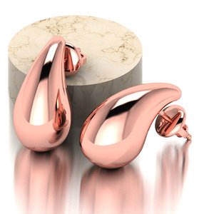 Dernière vente chaude 10k/14k/18k or blanc 4 griffes boucles d'oreilles bijoux en diamant de laboratoire - Product Image 6