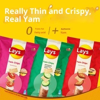 Papas Fritas Layss, Alimento Saludable Chino a Base de Vegetales, Crujientes, 80g, Clásicas, Semi-Duras, con Varios Sabores, Venta al por Mayor