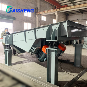 Rung màn hình để bán thép không gỉ tuyến tính đôi boong Vibra screener - Product Image 4