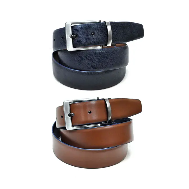 Wholesale Supply Top Most Selling Fashionable High Quality Dark Navy Color Leather Men's Fashion Belts at Lowest Price