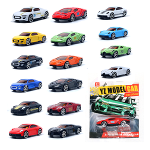 รถโมเดลโลหะผสมขนาดเล็ก PANDAS 1/64 ไดแคสต์ ฮอตฟรีวีลส์ ของเล่นรถแข่งแบบไดแคสต์ ชุดของเล่นรถโลหะผสมขนาดเล็กพร้อมฐานเลื่อนพลาสติก - Product Image 3