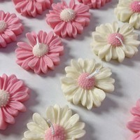 Mini Bougie en Cire de Soja Parfumée à la Camomille Marguerite, Cadeau Romantique pour la Saint-Valentin, Anniversaire, Décoration d'Intérieur, Souvenir Parfumé, Faveur de Mariage