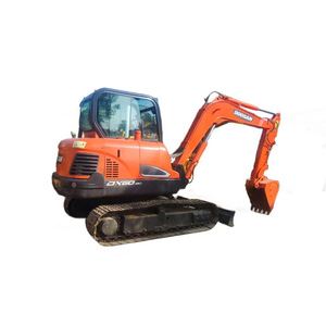 Mini-excavatrice sur chenilles Doosan DX60 6T d'occasion en bon état, d'origine coréenne, avec moteur et pompe hydrauliques 2023 – Offre spéciale - Product Image 1