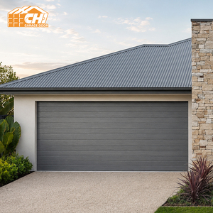 <span class=keywords><strong>Porte</strong></span> de <span class=keywords><strong>garage</strong></span> <span class=keywords><strong>sectionnelle</strong></span> automatique anti-ouragan 9x7 à panneaux sandwich pour villa - Product Image 4