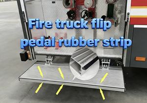 Tira de Goma de Sellado Especial para el Borde de la Ranura del Pedal de Camiones de <span class=keywords><strong>Bomberos</strong></span>, Tira de Protección para el Borde del Pedal - Product Image 4