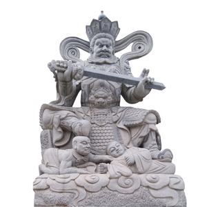 Puerta de entrada de templo chino, escultura de budismo al aire libre, tallado a mano, piedra de granito, grandes, cuatro Deva, Reyes, estatuas, Carvings, gran oferta - Product Image 1