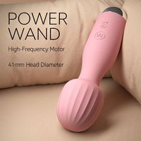 Vibrateur féminin de petite taille en silicone souple, baguette vibrante puissante, design compact, recharge USB, idéal pour les voyages