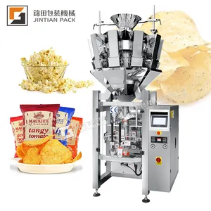 Personnalisation de haute précision tout en un pesage machine d'emballage 10-800g film sac amande fruits secs machine d'emballage automatique