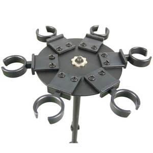 Support de microphone multiple K-202-2B en métal, facile à ranger, gain de place, pour la présentation - Product Image 2