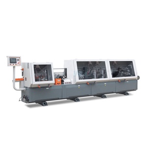 Machine à plaquer les chants avec pré-fraisage et rainurage pour machine à bois de traitement de meubles de type panneau de mélamine - Product Image 2