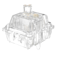 Interrupteurs tactiles DUROCK Ice King, ressort progressif 68g, 5 broches, transparents, RGB, lubrifiés, T1, interrupteur mécanique pour claviers de style MX