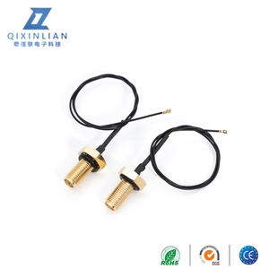 Mạ Vàng SMA nữ không thấm nước 1.13 Jack 50ohm RF cáp đồng trục để U. FL thiết bị đầu cuối - Product Image 2