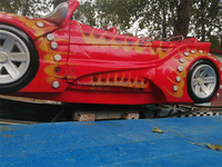 Manège Voiture Volante Crazy Wave, Voiture de Sport Rotative Coulissante pour Enfants, Équipement d'Attraction et de Divertissement pour Enfants et Famille