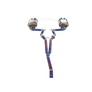 Kit de performance sportif en titane poli avec soupape pour <span class=keywords><strong>Ford</strong></span> Mustang, silencieux professionnel SS304 pour course, vente en gros d'usine - Product Image 1