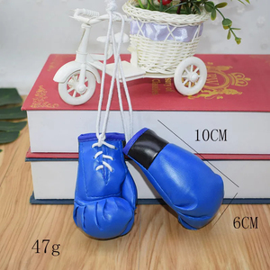 พวงกุญแจหนัง PVC รูปถุงมือชกมวยขนาดเล็กแบบแขวน ของตกแต่งรถยนต์ ของชำร่วยสำหรับแฟนมวย รุ่นใหม่ล่าสุด - Product Image 6