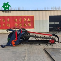 Zanjadora de Cadena Montada en Tractor, Máquina para Excavar Zanjas Agrícolas, Zanjadora para Colocación de Cables y Tuberías para Ingeniería Agrícola y Excavación de Terrenos