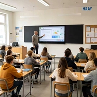 HRAY D Led 86 pouces multi-affichage 350cd/ ㎡   Haute luminosité, 60 Hz, WiFi 2,4 G + 5 G et Bluetooth, OEM et ODM disponibles
