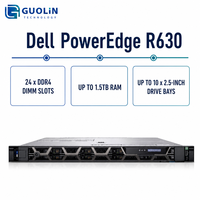 Serveur Rackable 1U Dell PowerEdge R630 avec Processeur Intel Xeon E5-2680 V4, 32 Go de RAM DDR4, pour l'Informatique d'Entreprise Évolutrice (IDRAC8)