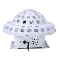 Boule magique LED Mega-Universe, lumières colorées activées par la voix, KTV Bar, salles privées, boîte de nuit, lumière stroboscopique rotative universelle