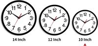 Taille personnalisée 10 12 14 pouces cadre de peinture et numéro 3D dorure panneau de cristal moderne horloge murale décorative en plastique