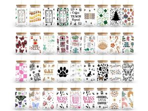Transferencias UV al por Mayor de Fábrica Profesional, Diseños Personalizados para Tazas, Calcomanías DTF Impermeables y Duraderas para Vasos y Tazas - Product Image 6