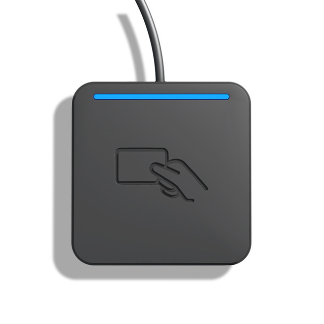 Portable High Performance A6 Dual RFID NFC Reader ABS Contactless 13.56MHz ISO 18000-6C 3-5cm Reading Distance Read Write for