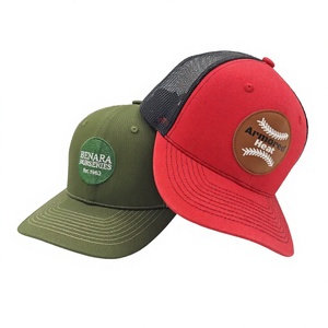 Gorra Trucker Richardson 112 Más Vendida, Parche de Cuero Personalizado, MOQ Bajo, Artículo de Fábrica Profesional Confiable - Product Image 1
