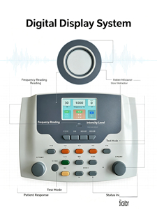 <span class=keywords><strong>Audiomètre</strong></span> à tonalité pure, appareil de diagnostic médical pour audiométrie, test de conduction aérienne et osseuse pour le service ORL de l'hôpital - Product Image 2