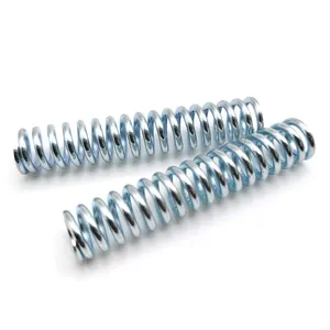 High Precision Blue And White Zinc Plating Compression Spring For Use In Various Fields